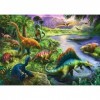 Trefl 200 Pièces Puzzle, 13281, Dinosaures Prédateurs, Dinosaurier