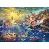 Schmidt , Thomas Kinkade: Disney The Little Mermaid Puzzle - 1000pc , Puzzle , Ages 12+ , 1 Players