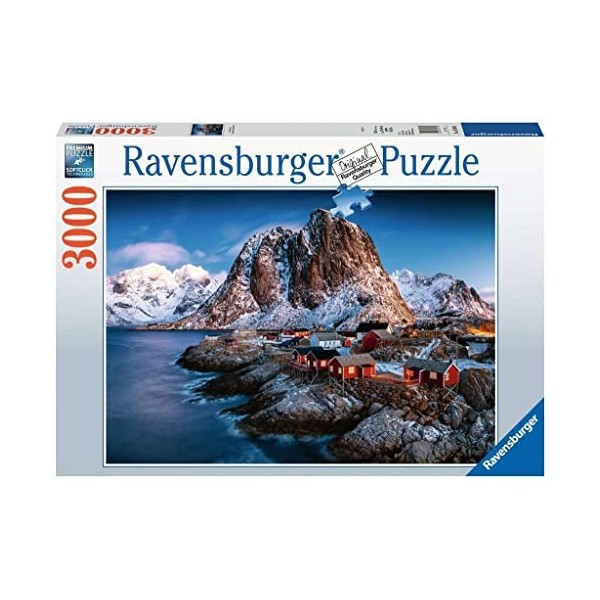 Ravensburger-17081 Norway Ravensburger Lofoten Norvège Puzzle 3000 pièces pour Adultes et Enfants à partir de 12 Ans, 17081, 