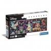 Clementoni Classics 1000pzs Does Not Apply Panorama Joys Adulte 1000 pièces, panoramique, Personnage Disney, Puzzle Dessin an