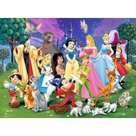 Ravensburger - Puzzle Enfant - Puzzle 200 pièces XXL - Les grands personnages Disney - Garçon ou fille à partir de 8 ans - Pu