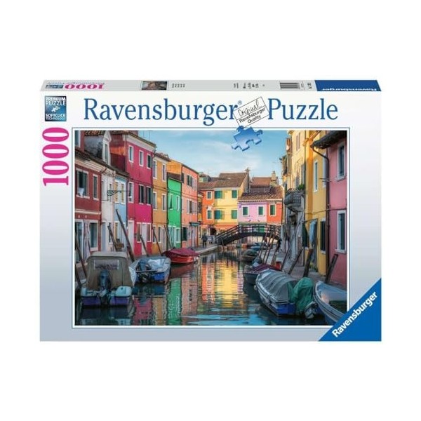 Ravensburger - Puzzle 1000 pièces - Burano, Italie - Adultes et enfants dès 14 ans - Puzzle de qualité supérieure - 17392