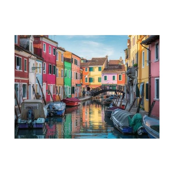 Ravensburger - Puzzle 1000 pièces - Burano, Italie - Adultes et enfants dès 14 ans - Puzzle de qualité supérieure - 17392