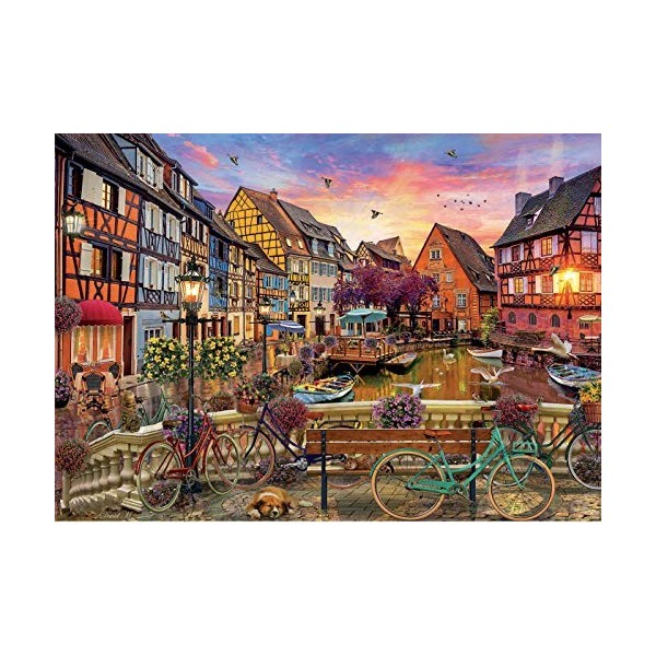 Educa - Colmar. Puzzle 3000 pièces. Mesure approximative: 120 x 85 cm | Comprend Un Service de pièce Perdue au Stock déchapp