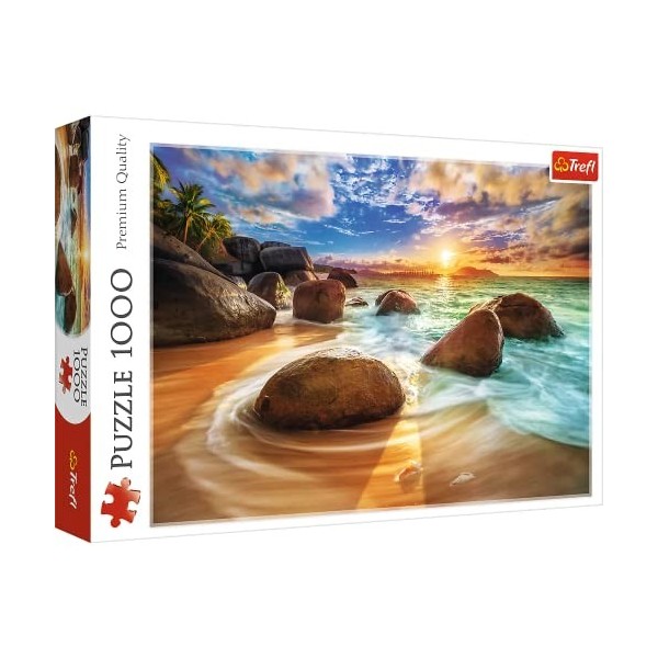 Trefl 10461 Puzzle, Samudra Beach, Indien, 1000 Teile, für Kinder AB 12 Jahren