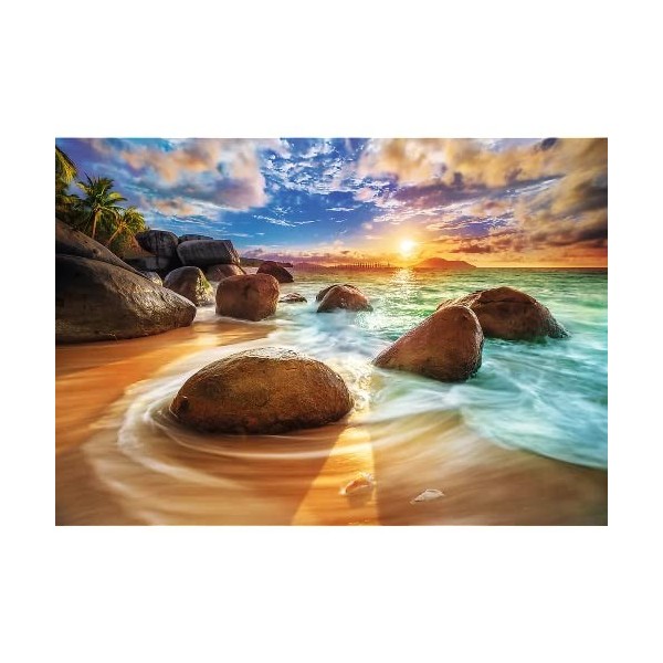 Trefl 10461 Puzzle, Samudra Beach, Indien, 1000 Teile, für Kinder AB 12 Jahren