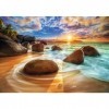 Trefl 10461 Puzzle, Samudra Beach, Indien, 1000 Teile, für Kinder AB 12 Jahren