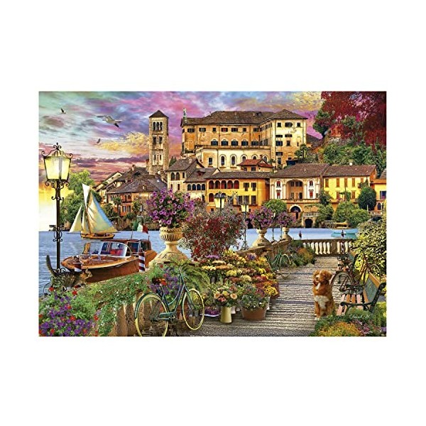 Educa - Puzzle de 1500 pièces pour Adultes | Prommenade Italienne. Mesure : 85 x 60 cm. Comprend Fix Puzzle Tail pour laccro