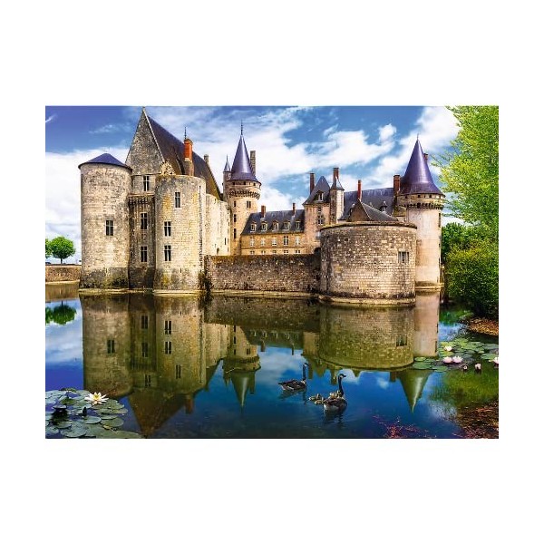 Trefl Puzzle, Château de Sully-sur-Loire, France, 3000 Pièces, Qualité Premium, pour Adultes et Enfants à partir de 15 Ans, T