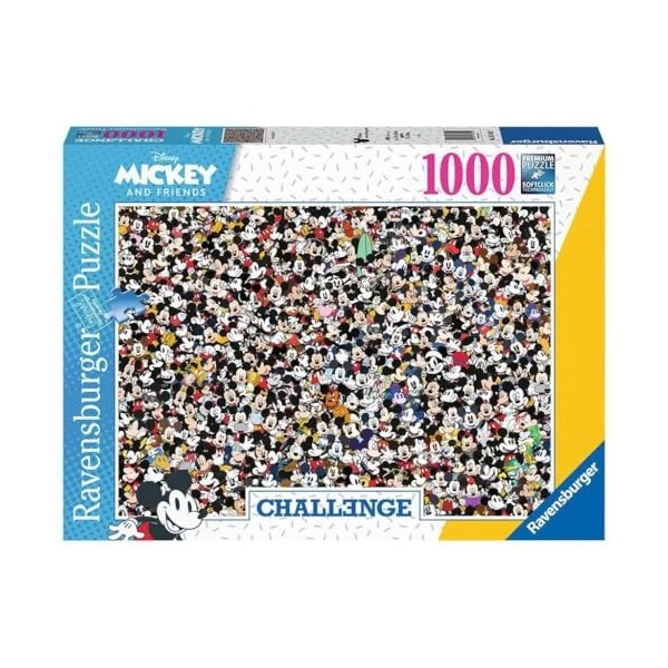 Ravensburger - Puzzle Adulte - Puzzle 1000 p - Mickey Mouse Challenge Puzzle - 16744