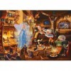 Schmidt Spiele 57526 Thomas Kinkade, Disney, Pinocchio de Geppetto, Puzzle 1000 pièces, Black, Taille Unique