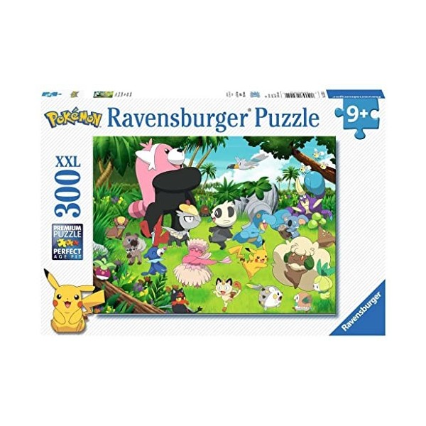 Ravensburger - Puzzle Enfant - Puzzle 300 p XXL - Pokémon sauvages - Dès 9 ans - 13245