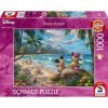 Schmidt Spiele 57528 Thomas Kinkade, Disney, Mickey Et Minnie à Hawaï, Puzzle 1000 Pièces, Multicolore, Taille Unique Exclusi
