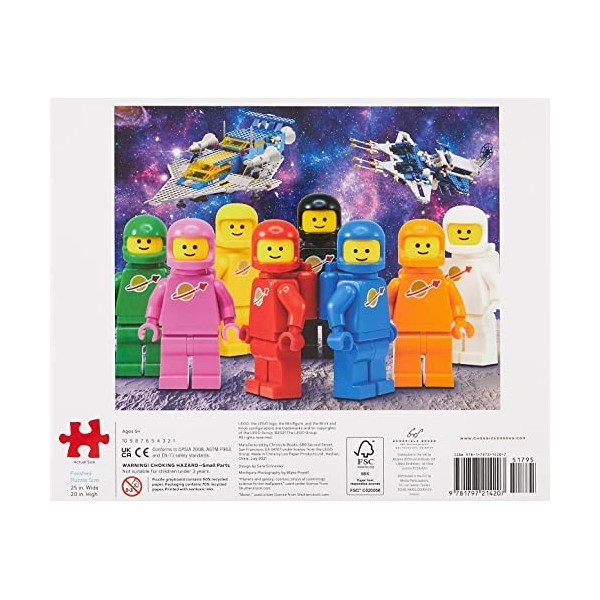 Chronicle Books 9781797214207 Lego Space Stars 1000-Piece Puzzle