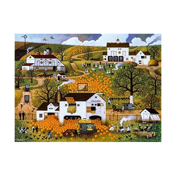 Buffalo Games - Charles Wysocki - Puzzle de 1000 pièces - Fermes de Faisan dansantes