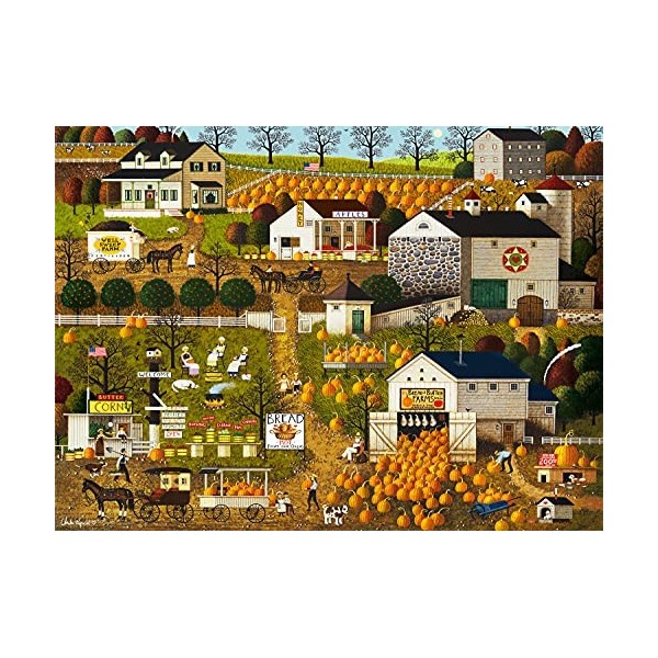 Buffalo Games - Charles Wysocki – Puzzle de 1000 pièces « Bread & Butter Farms »