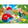 Schmidt Spiele- Benjamin Bluemchen 56400 Blümchen, in The Zoo, 3x24 Pieces Childrens Puzzle