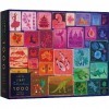 Elena Essex Puzzles 1000 Pieces pour Adultes - Collection de Timbres | Puzzle | Puzzles pour Adultes 1000 | Puzzle dégradé Ar