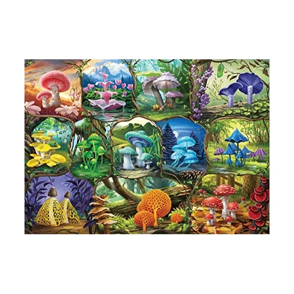 Ravensburger- Mushrooms Puzzle Adulte, 17312