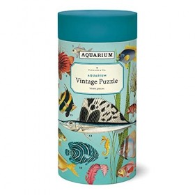 Cavallini 1000 Piece Puzzle, Vintage Aquarium PZL/Fish 