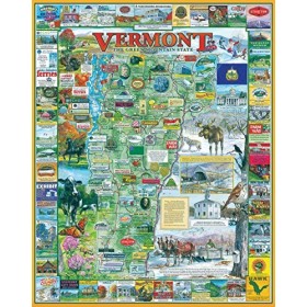 White Mountain Puzzles - Puzzle 1000 pièces - Vermont, USA