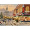 Schmidt Spiele- Thomas Kinkade, Un Souhait de Noël, Puzzle de 1 000 pièces, 59936, Coloré