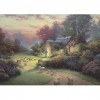 Schmidt Spiele- Thomas Kinkade, Spirit, Cottage du Bon Pasteur, Puzzle de 1000 pièces, 59678, Multicolore