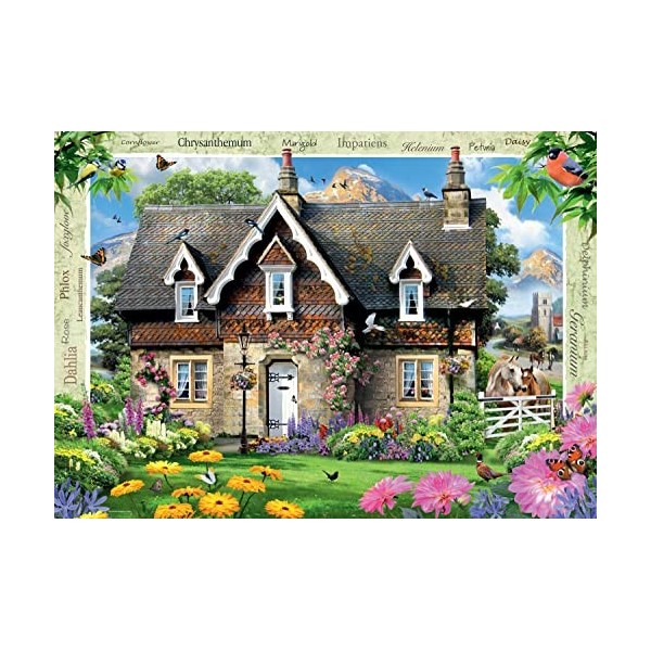 Ravensburger Country Collection N°15 Hillside Cottage Puzzle de 1000 pièces pour Adultes et Enfants à partir de 12 Ans, 17489