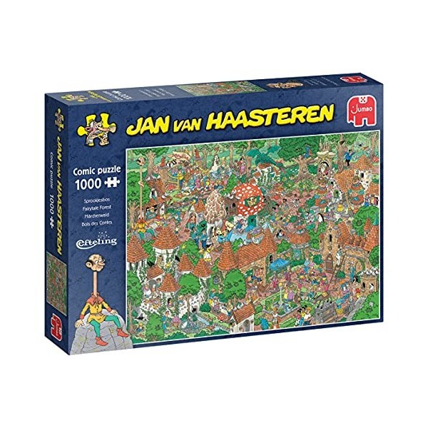 JUMBO-20045 JUMBO- Jan Van Haasteren-Puzzle pour Adultes-1000 pièces-Le Bois des Contes-Multicolore, 20045