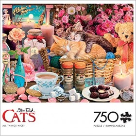 Buffalo Games - Steve Read Cats - All Things Nice - Puzzle de 750 pièces