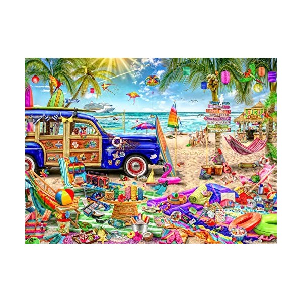 Buffalo Games - Aimee Stewart - Vacances à la plage - Puzzle de 1000 pièces