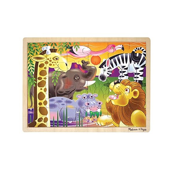 Melissa & Doug - 2937 - Puzzle Safari - 24 Pièces