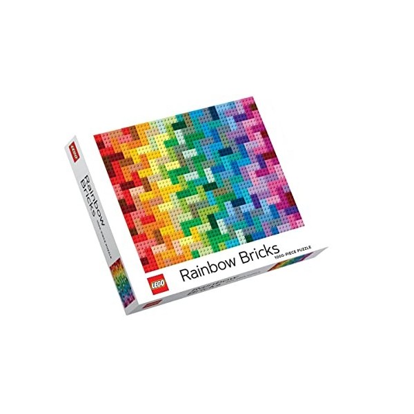 Lego Rainbow Bricks Puzzle: 1000-piece