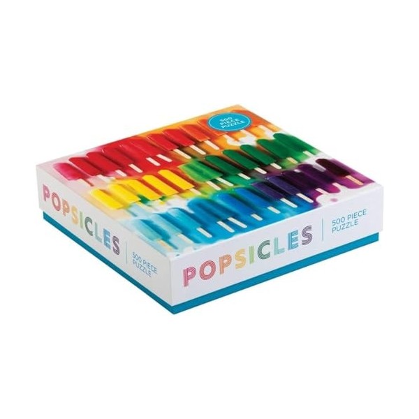 Rainbow Popsicles 500 Piece Puzzle Puzzles 