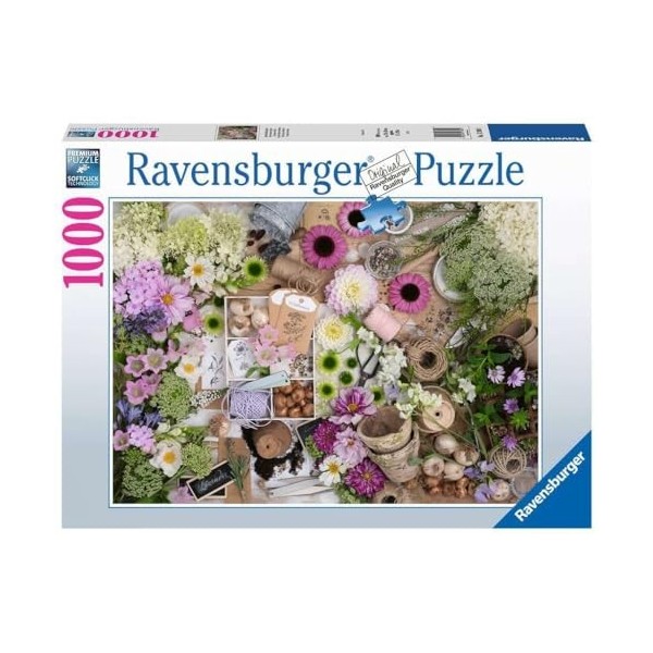 Ravensburger - Puzzle 1000 pièces - Pour lamour des fleurs - Adultes et enfants dès 14 ans - Puzzle de qualité supérieure - 