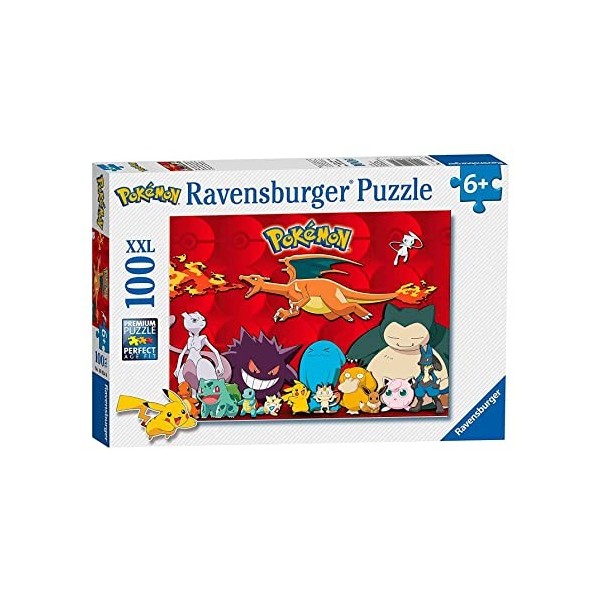 Ravensburger - Puzzle Enfant - Puzzle 100 p XXL - Mes Pokémon préférés - Dès 6 ans - 10934