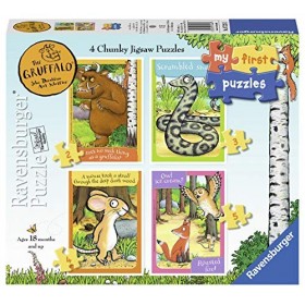 Ravensburger- Gruffalo The Premier Puzzle 2, 3, 4 et 5 pièces Jouet pour Enfant de 18 Mois et Plus, 7226, Multicolore