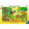 Ravensburger - 06376 - Puzzle Enfant avec Cadre - Animaux De La Forêt - 15 Pièces