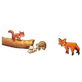 Ravensburger - 06376 - Puzzle Enfant avec Cadre - Animaux De La Forêt - 15 Pièces