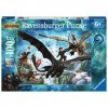 Ravensburger - Puzzle Enfant - Puzzle 100 p XXL - Le monde caché - Dragons 3 - Dès 6 ans - 10955