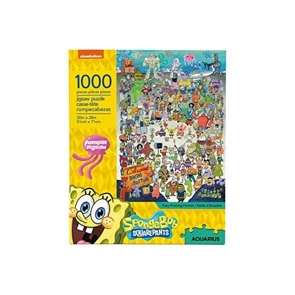 Aquarius Spongebob Squarepants Cast 1000 Pc Puzzle