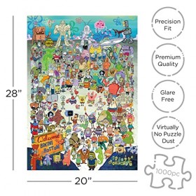 Aquarius Spongebob Squarepants Cast 1000 Pc Puzzle