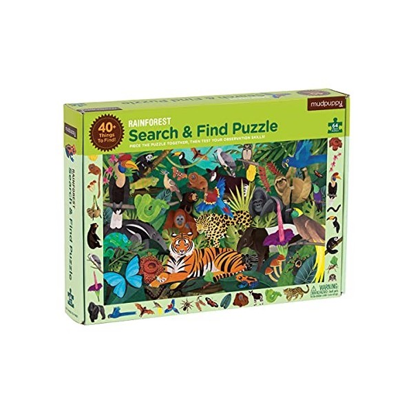 Rainforest Search & Find Puzzle