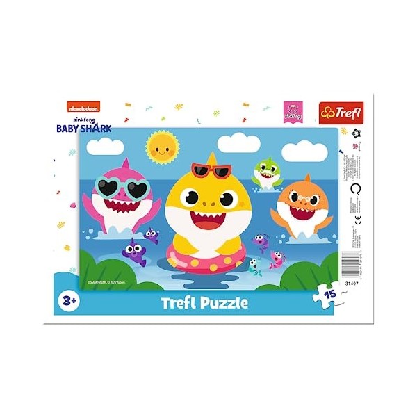 Trefl- Baby Shark Puzzles pour Enfants, 31407