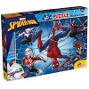 Liscianigiochi- Marvel Puzzle DF, 99634, Rompecabezas de Doble Cara M-Plus 60 Spiderman