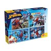 Liscianigiochi- Marvel Puzzle DF, 99634, Rompecabezas de Doble Cara M-Plus 60 Spiderman