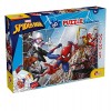 Liscianigiochi- Marvel Puzzle DF, 99634, Rompecabezas de Doble Cara M-Plus 60 Spiderman