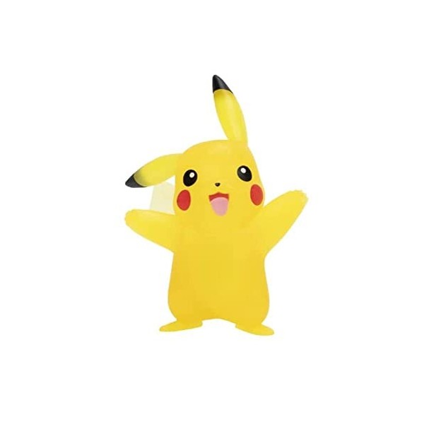 Pokemon PKW2402 Select Figure Figurine de Combat Pikachu 7,6 cm en matériau translucide