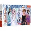 Trefl-100 Pièces pour Les Enfants à partir de 5 Ans Puzzle, 16418, Terre enchantée Disney La Reine des neiges 2