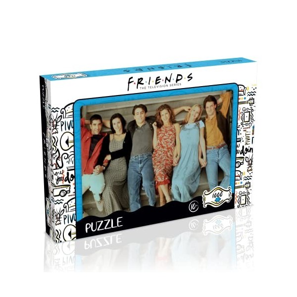 Winning Moves - PUZZLE FRIENDS SCRAPBOOK 1000 PIÈCES - Jeu de société - version française.